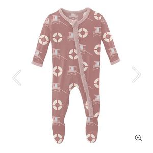 Kickee Pants Zipper Footie